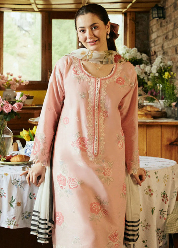 Coco by Zara Shahjahan Embroidered Lawn Suit Unstitched 3 Piece CZS24L2 3B Mirea - Summer Collection