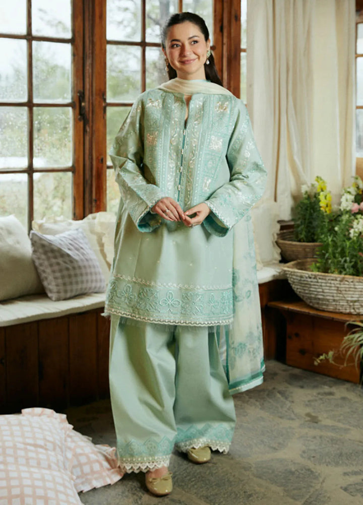 Coco by Zara Shahjahan Embroidered Lawn Suit Unstitched 3 Piece CZS24L2 6B Ayra - Summer Collection