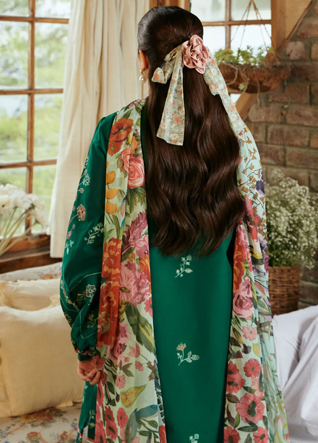 Coco by Zara Shahjahan Embroidered Lawn Suit Unstitched 3 Piece CZS24L2 9A Zaira - Summer Collection