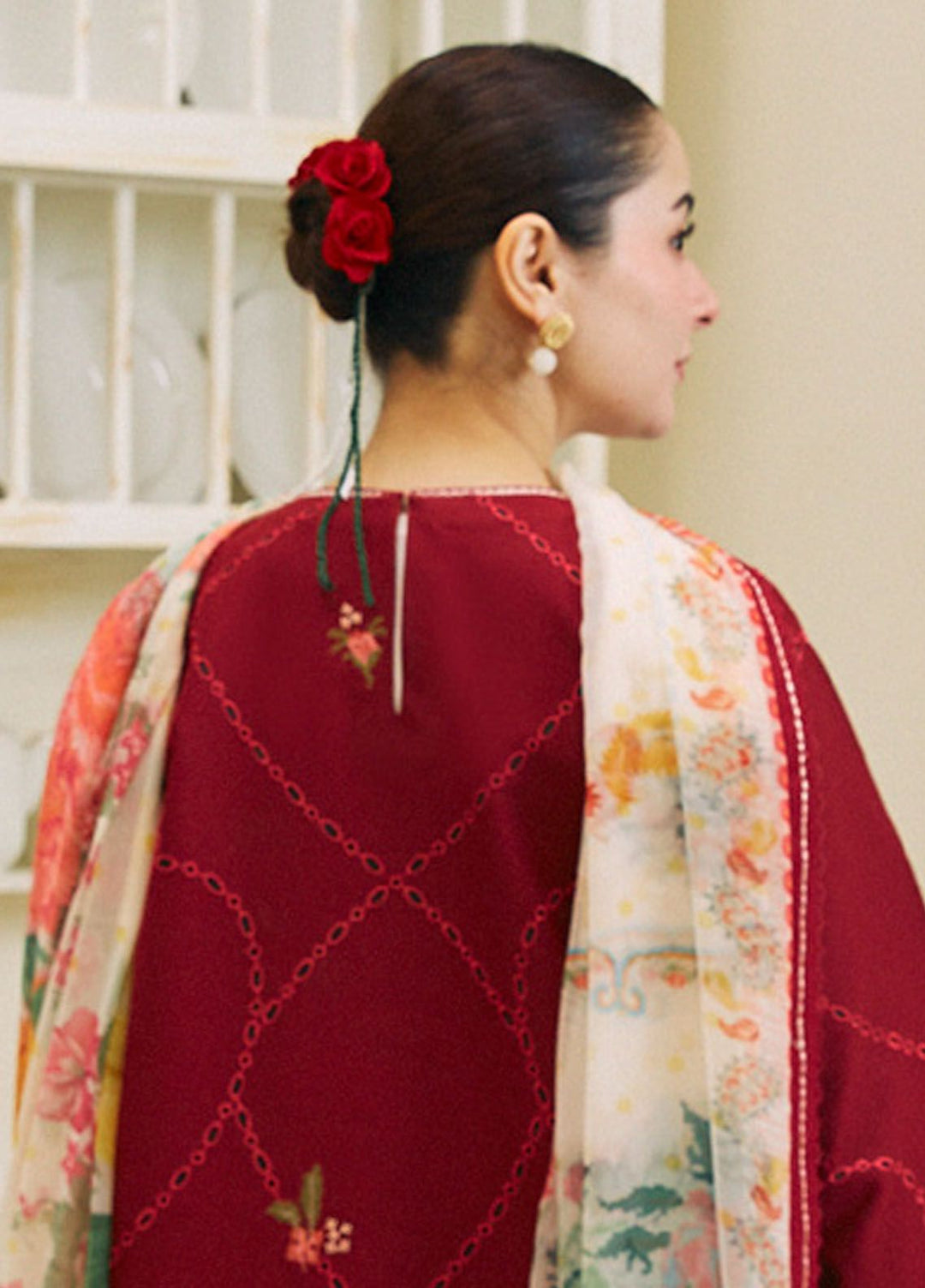 Coco by Zara Shahjahan Embroidered Lawn Suits Unstitched 3 Piece CZS24L D-10B Ruhi - Summer Collection