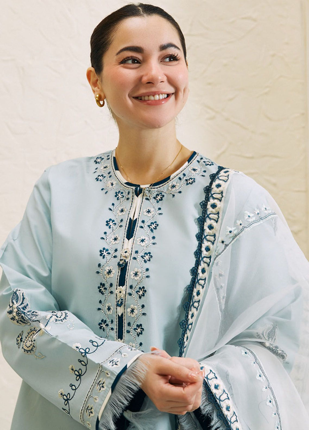 Coco by Zara Shahjahan Embroidered Lawn Suits Unstitched 3 Piece CZS24L D-1A Arzoo - Summer Collection