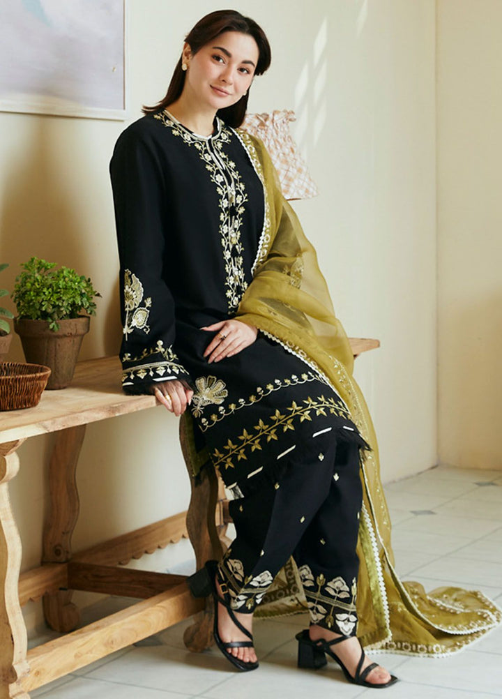 Coco by Zara Shahjahan Embroidered Lawn Suits Unstitched 3 Piece CZS24L D-1B Arzoo - Summer Collection