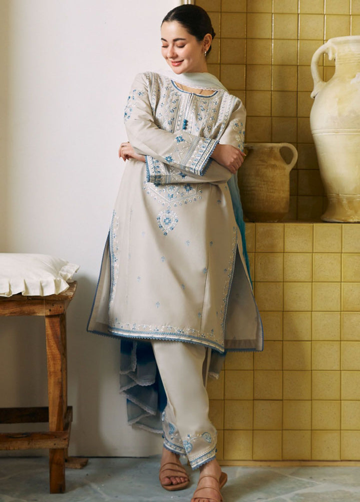 Coco by Zara Shahjahan Embroidered Lawn Suits Unstitched 3 Piece CZS24L D-2A Bano - Summer Collection