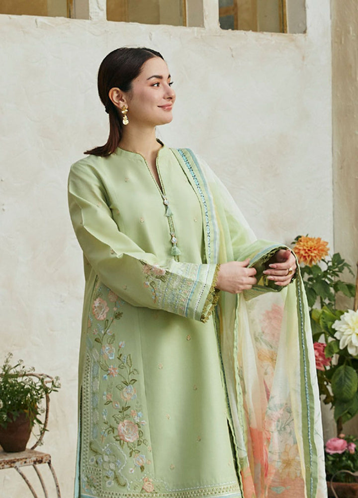 Coco by Zara Shahjahan Embroidered Lawn Suits Unstitched 3 Piece CZS24L D-5B Layla - Summer Collection