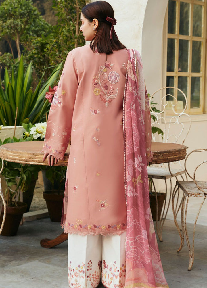 Coco by Zara Shahjahan Embroidered Lawn Suits Unstitched 3 Piece CZS24L D-6A Jabeen - Summer Collection