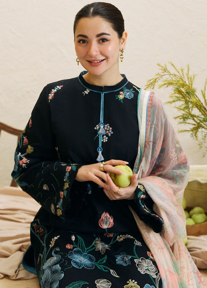 Coco by Zara Shahjahan Embroidered Lawn Suits Unstitched 3 Piece CZS24L D-6B Jabeen - Summer Collection