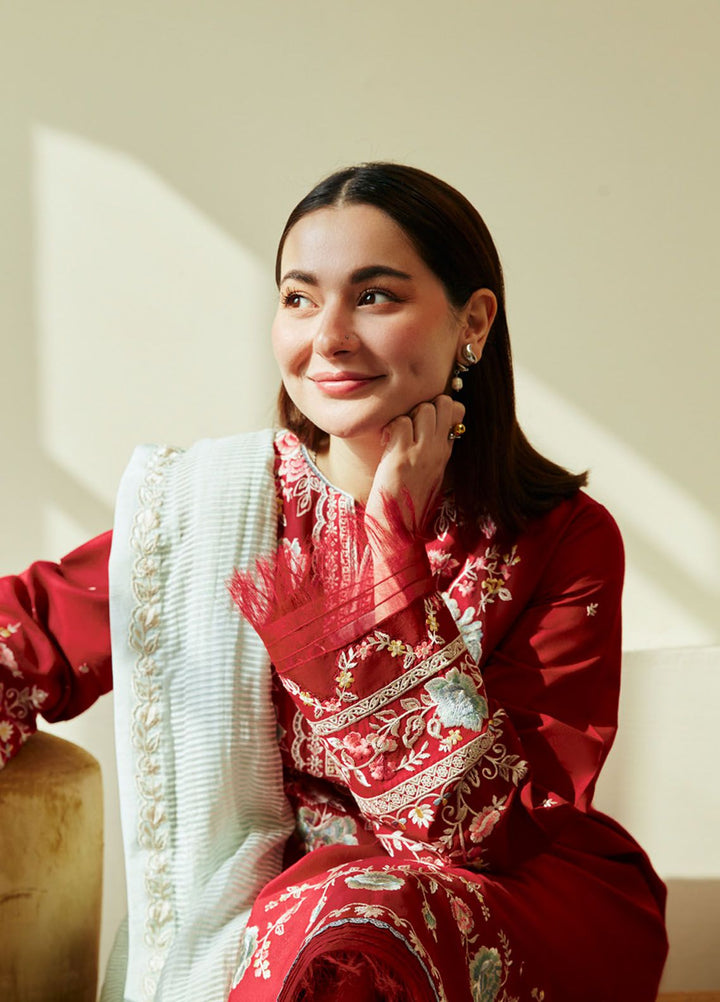 Coco by Zara Shahjahan Embroidered Lawn Suits Unstitched 3 Piece CZS24L D-7A Janaan - Summer Collection