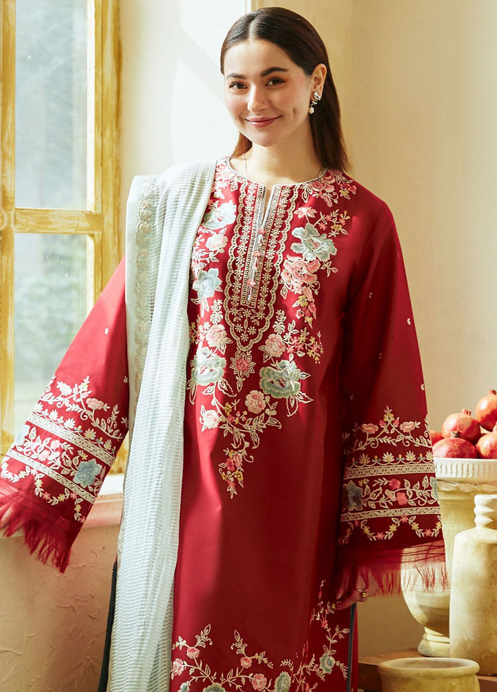 Coco by Zara Shahjahan Embroidered Lawn Suits Unstitched 3 Piece CZS24L D-7A Janaan - Summer Collection