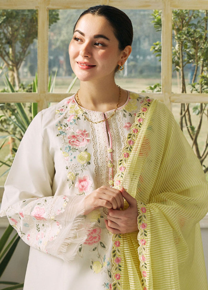 Coco by Zara Shahjahan Embroidered Lawn Suits Unstitched 3 Piece CZS24L D-7B Janaan - Summer Collection