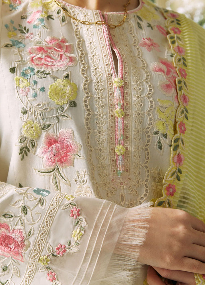 Coco by Zara Shahjahan Embroidered Lawn Suits Unstitched 3 Piece CZS24L D-7B Janaan - Summer Collection