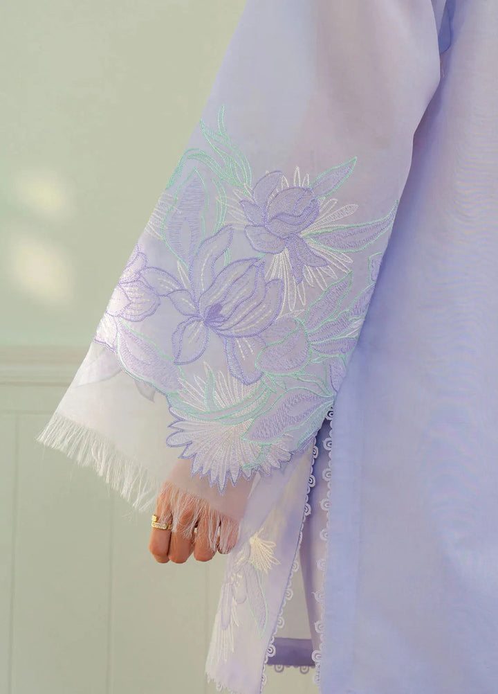 Coco By Zara Shahjahan Embroidered Lawn Suits Unstitched 3 Piece CZS25L D1A Bloom - Summer Collection