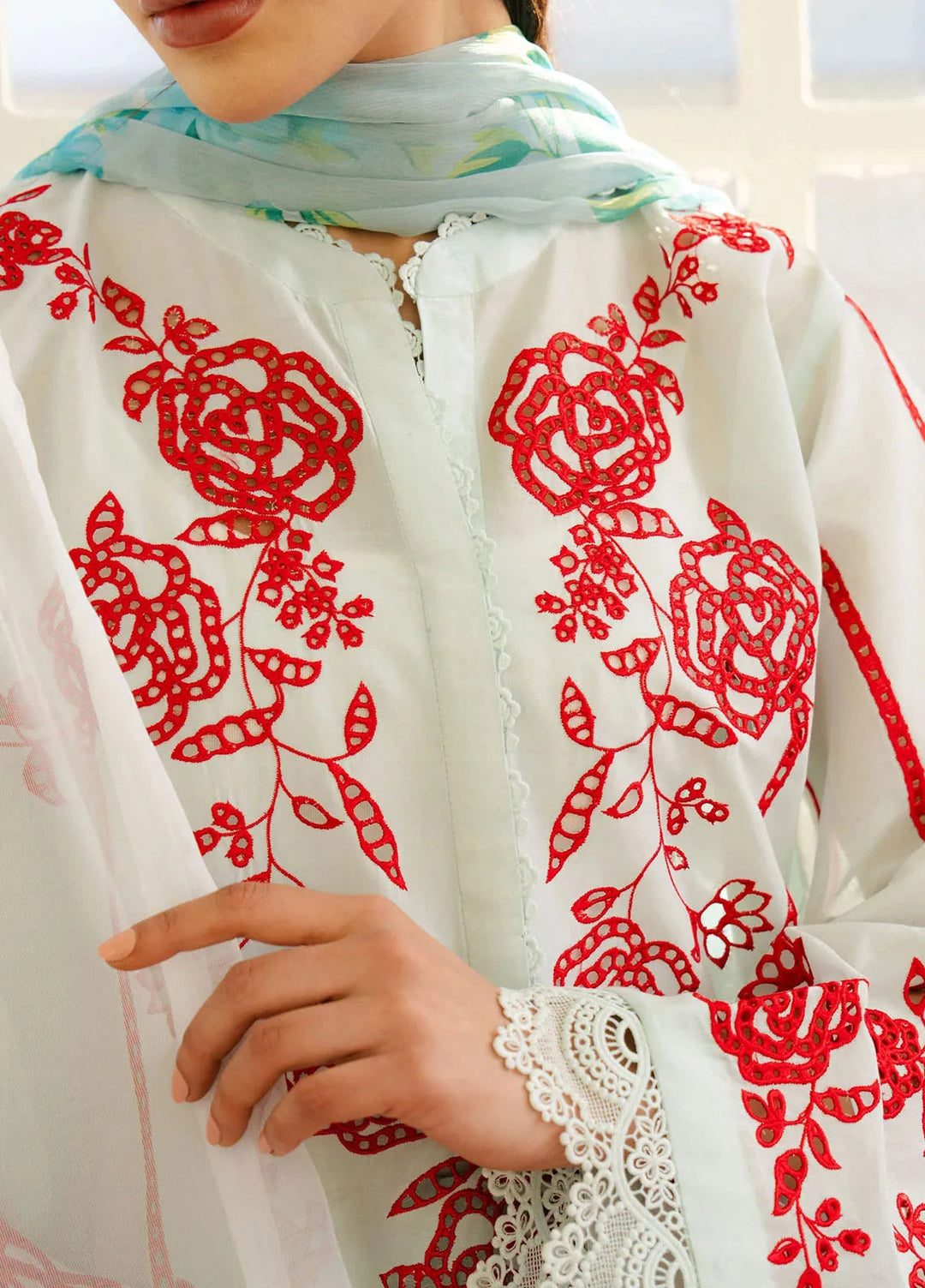 Coco By Zara Shahjahan Embroidered Lawn Suits Unstitched 3 Piece CZS25L D7A Eclat - Summer Collection