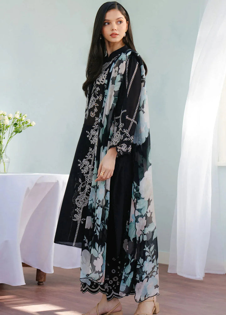 Coco By Zara Shahjahan Embroidered Lawn Suits Unstitched 3 Piece CZS25L D7B Eclat - Summer Collection