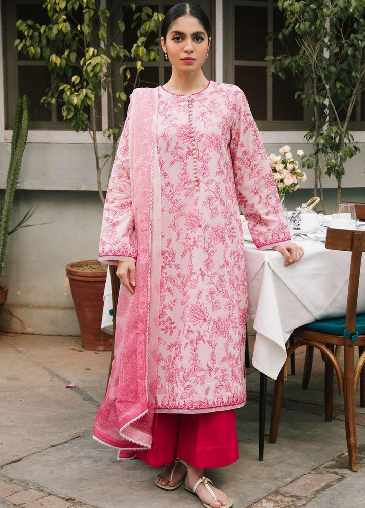 Coco By Zara Shahjahan Embroidered Lawn Suits Unstitched 3 Piece CZS22SS 10A - Spring / Summer Collection