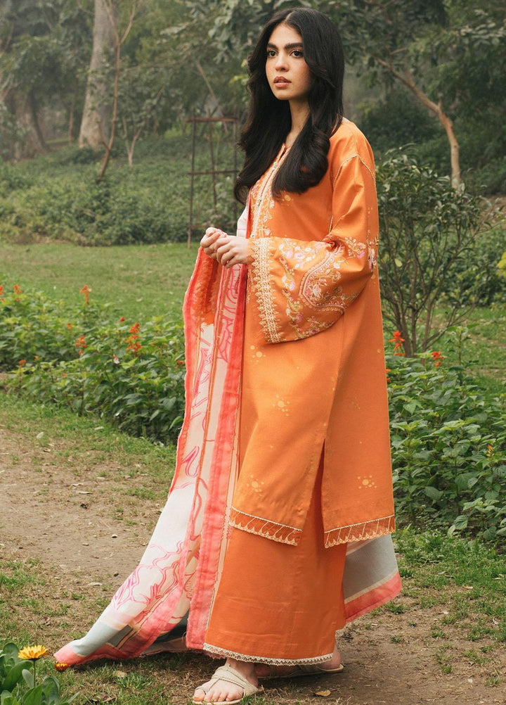 Coco By Zara Shahjahan Embroidered Lawn Suits Unstitched 3 Piece CZS22SS 2A - Spring / Summer Collection