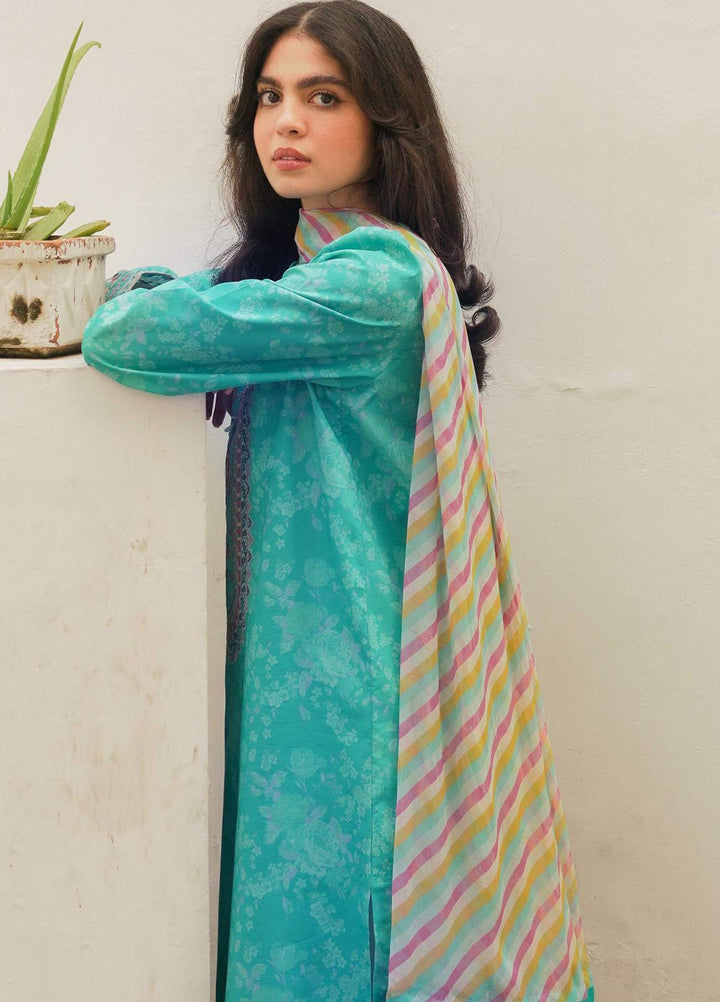 Coco By Zara Shahjahan Embroidered Lawn Suits Unstitched 3 Piece CZS22SS 4B - Spring / Summer Collection