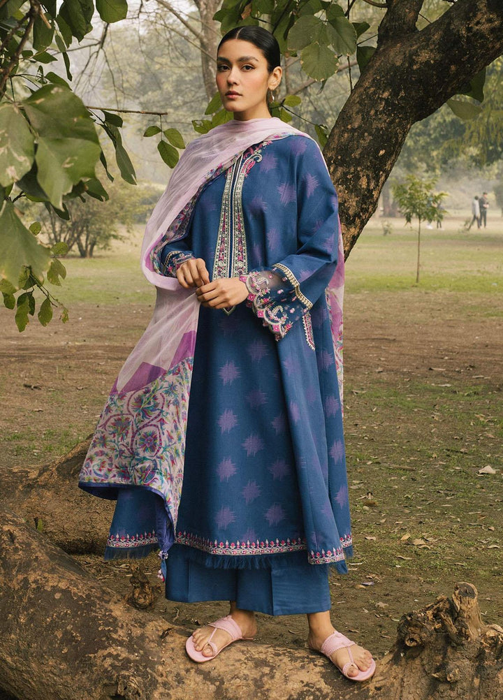 Coco By Zara Shahjahan Embroidered Lawn Suits Unstitched 3 Piece CZS22SS 5B - Spring / Summer Collection