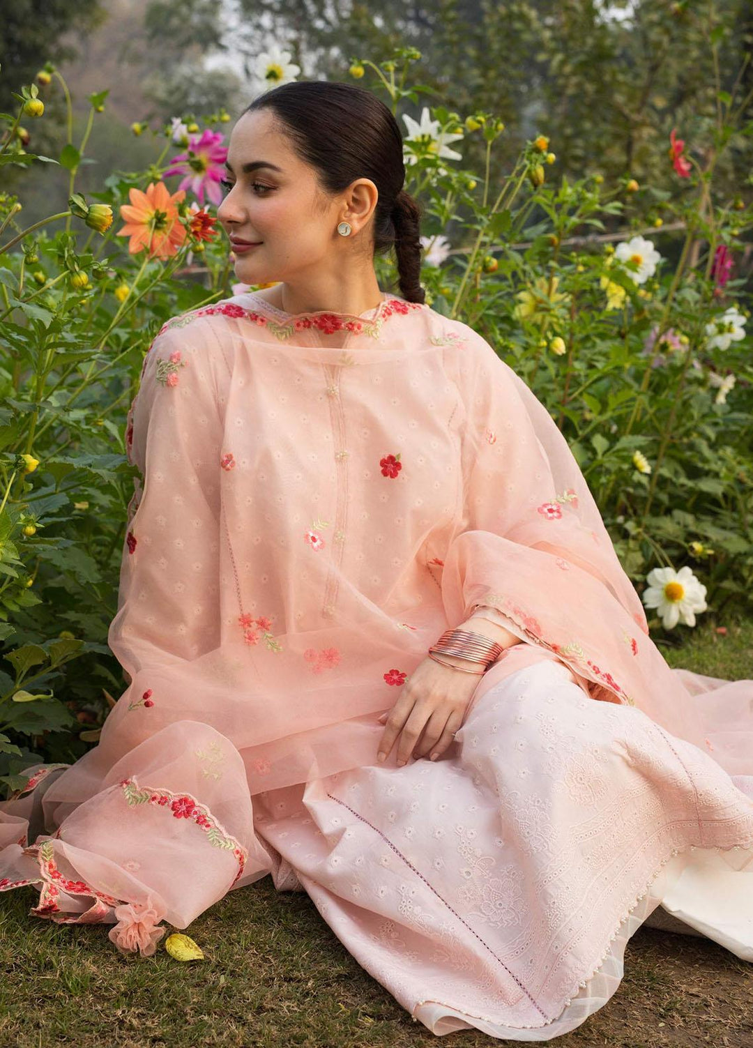 Coco By Zara Shahjahan Embroidered Lawn Suits Unstitched 3 Piece CZS22SS 6A - Spring / Summer Collection