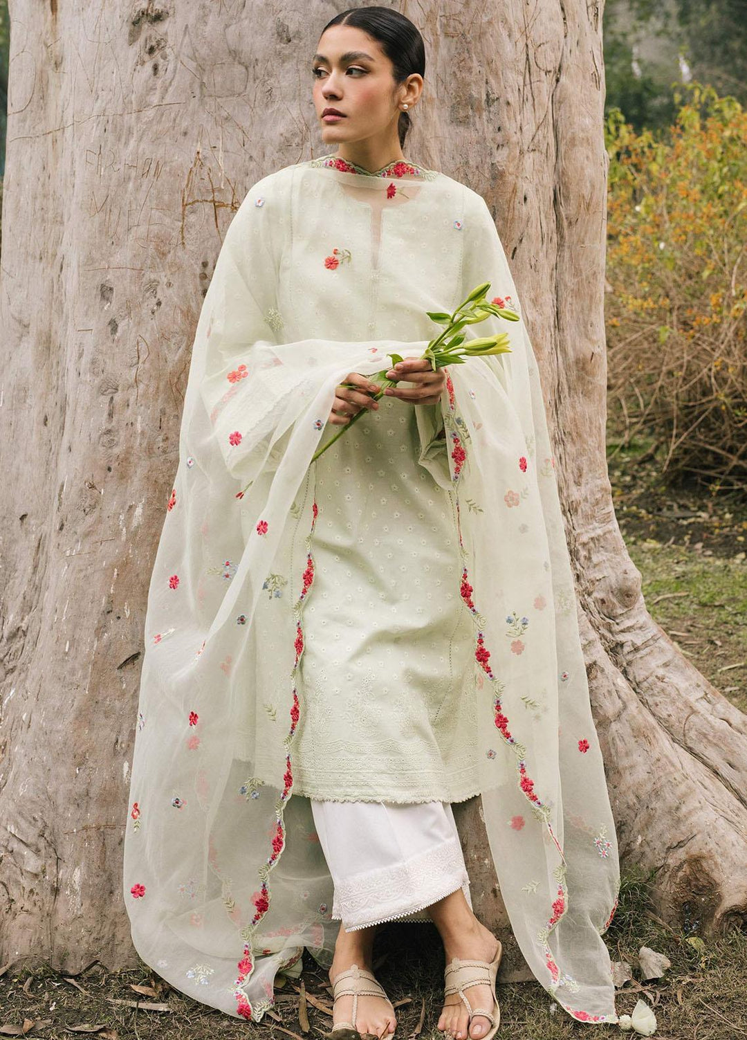 Coco By Zara Shahjahan Embroidered Lawn Suits Unstitched 3 Piece CZS22SS 6B - Spring / Summer Collection