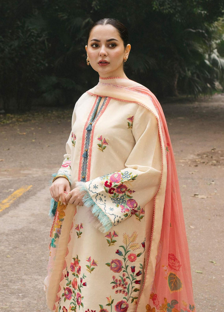 Coco By Zara Shahjahan Embroidered Lawn Suits Unstitched 3 Piece CZS22SS 7A - Spring / Summer Collection