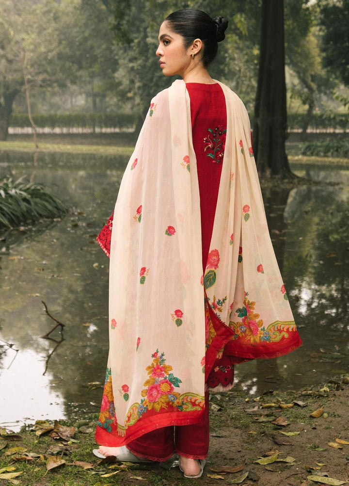 Coco By Zara Shahjahan Embroidered Lawn Suits Unstitched 3 Piece CZS22SS 7B - Spring / Summer Collection