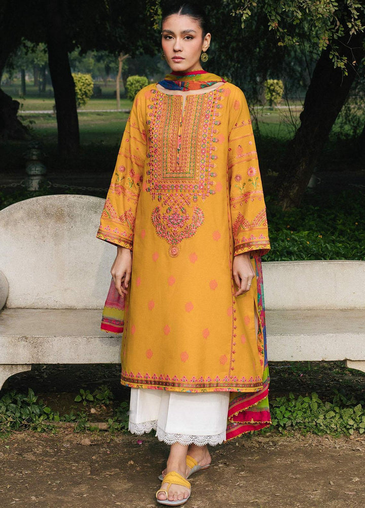 Coco By Zara Shahjahan Embroidered Lawn Suits Unstitched 3 Piece CZS22SS 9A - Spring / Summer Collection