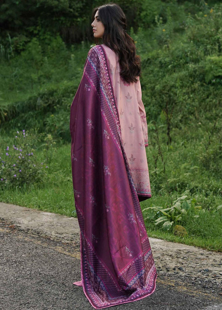 Coco By Zara Shahjahan Embroidered Linen Suits Unstitched 3 Piece CZS22W 4B - Winter Collection