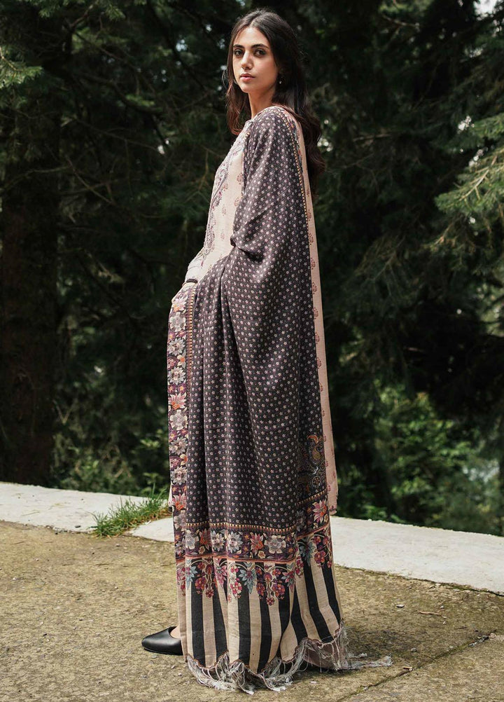 Coco By Zara Shahjahan Embroidered Mono Long Suits Unstitched 3 Piece CZS22W 3A - Winter Collection