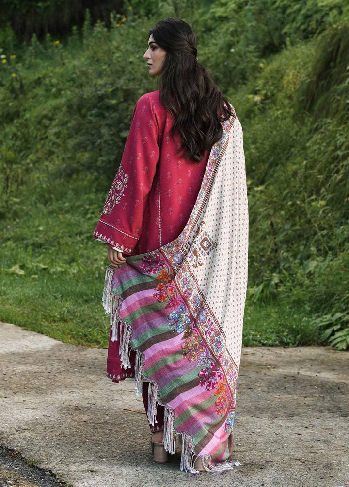 Coco By Zara Shahjahan Embroidered Mono Long Suits Unstitched 3 Piece CZS22W 3B - Winter Collection