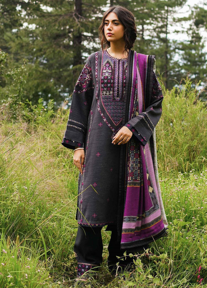 Coco By Zara Shahjahan Embroidered Mono Long Suits Unstitched 3 Piece CZS22W 5A - Winter Collection