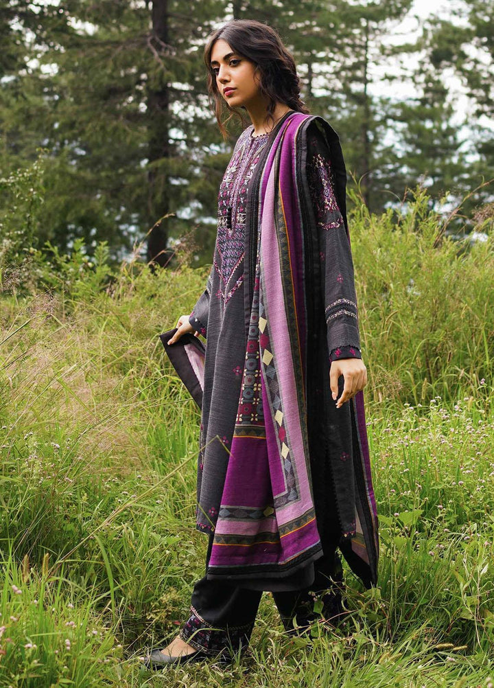 Coco By Zara Shahjahan Embroidered Mono Long Suits Unstitched 3 Piece CZS22W 5A - Winter Collection