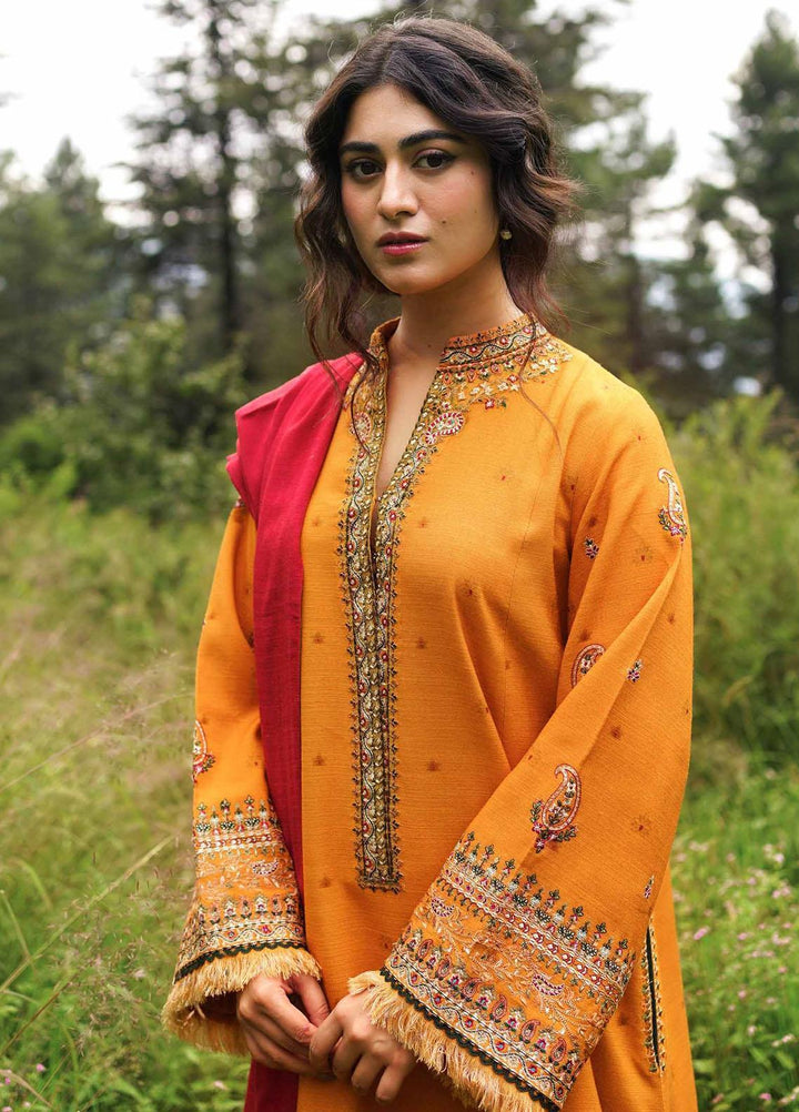 Coco By Zara Shahjahan Embroidered Mono Long Suits Unstitched 3 Piece CZS22W 6A - Winter Collection