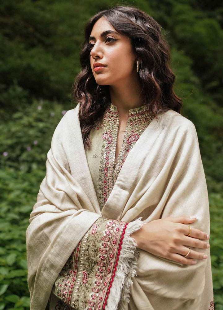 Coco By Zara Shahjahan Embroidered Mono Long Suits Unstitched 3 Piece CZS22W 6B - Winter Collection