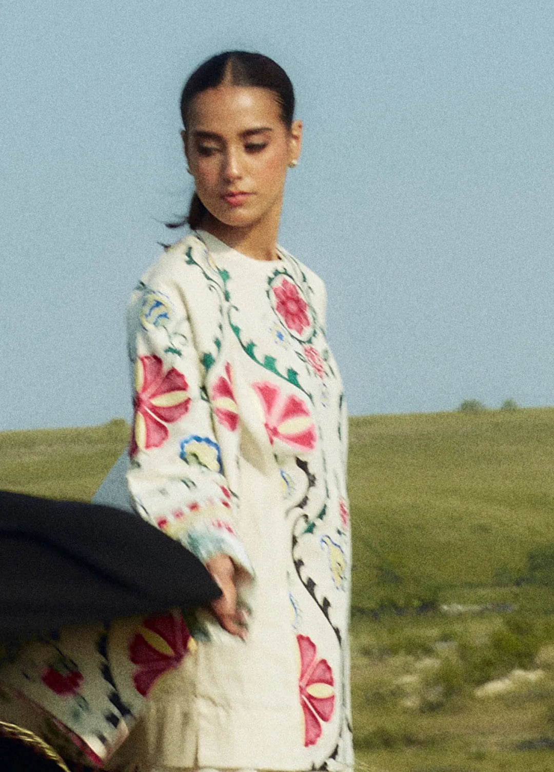 Coco by Zara Shahjahan Embroidered Suits Unstitched 3 Piece CZS24W D1A Moonstone - Winter Collection