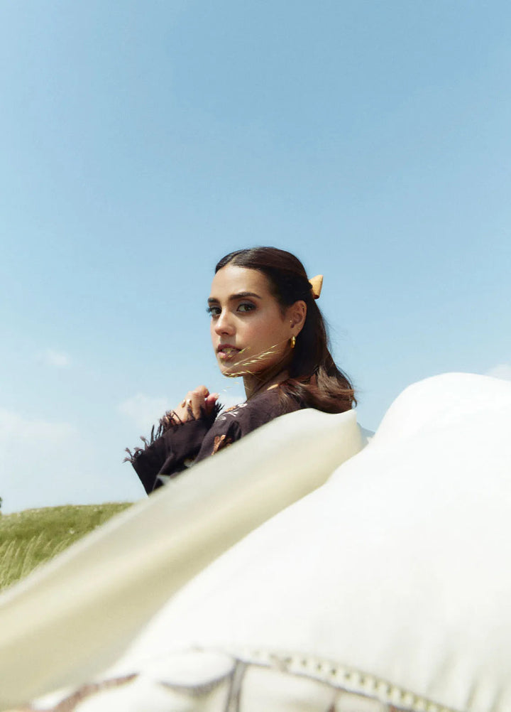 Coco by Zara Shahjahan Embroidered Suits Unstitched 3 Piece CZS24W D2A Citrine - Winter Collection