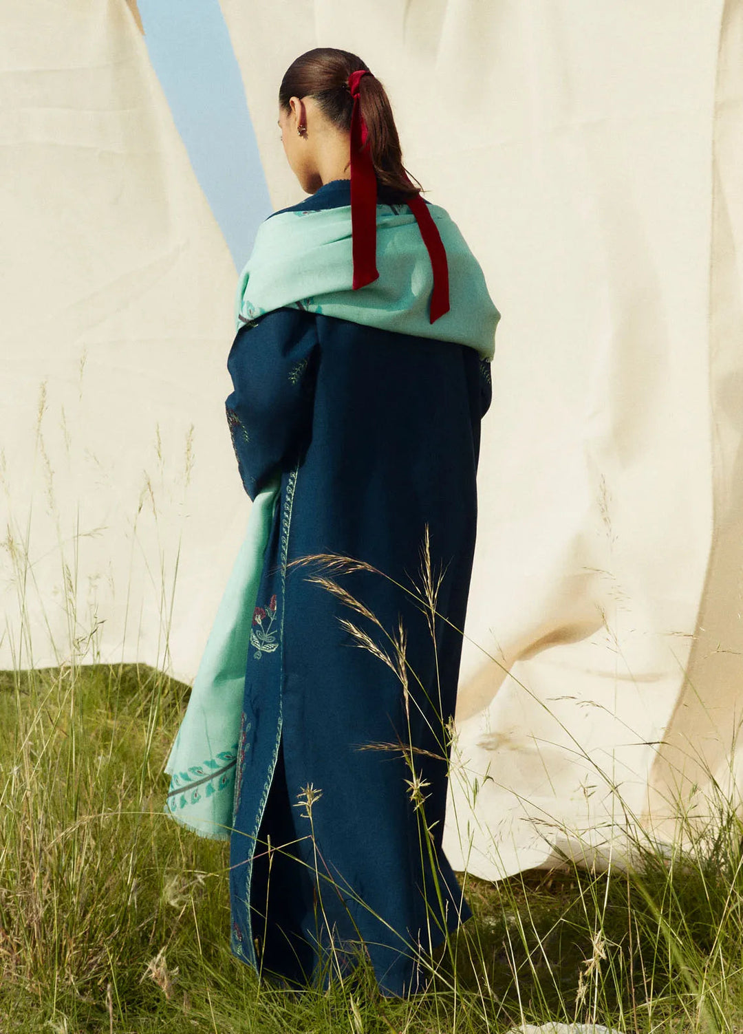 Coco by Zara Shahjahan Embroidered Suits Unstitched 3 Piece CZS24W D3A Pearl - Winter Collection