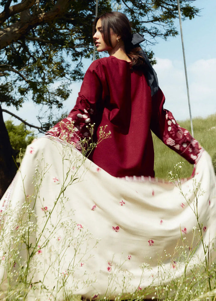 Coco by Zara Shahjahan Embroidered Suits Unstitched 3 Piece CZS24W D7A Onyx - Winter Collection