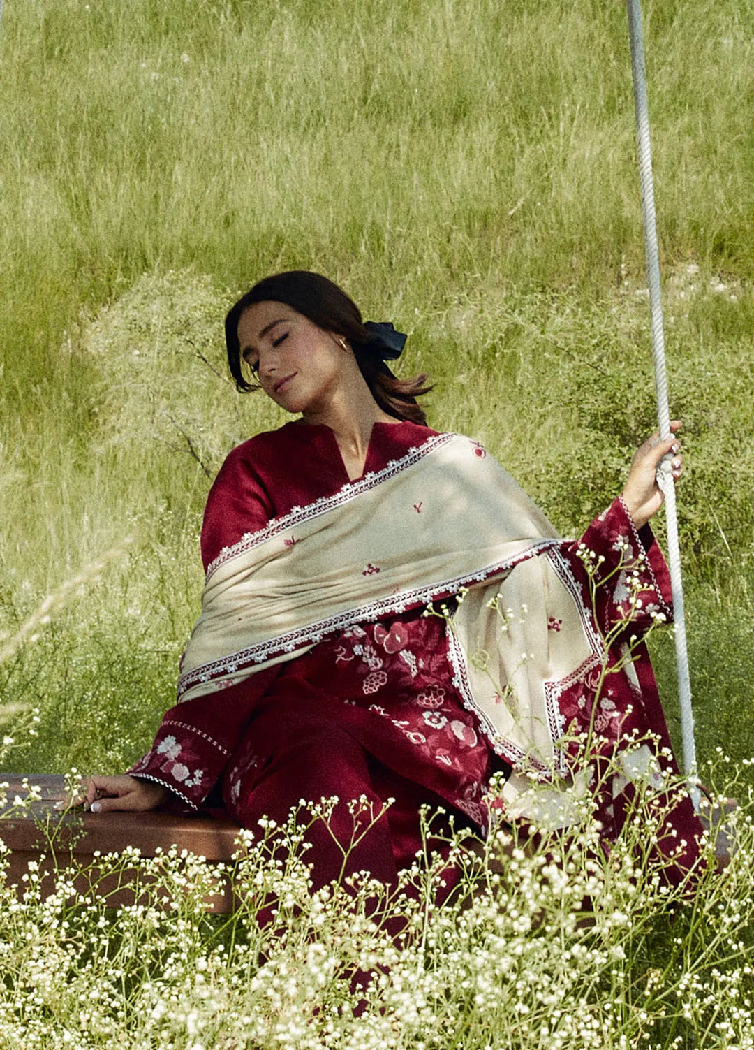 Coco by Zara Shahjahan Embroidered Suits Unstitched 3 Piece CZS24W D7A Onyx - Winter Collection