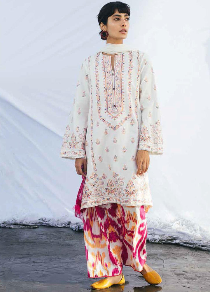 Coco By Zara Shahjahan Embroidered Lawn Suits Unstitched 3 Piece CZS20L 10-B - Spring/Summer Collection