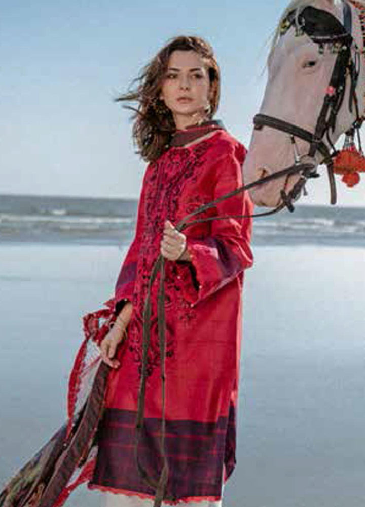 Coco By Zara Shahjahan Embroidered Lawn Suits Unstitched 3 Piece CZS20L 3-A - Spring/Summer Collection