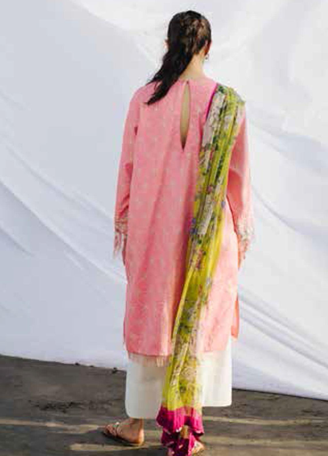 Coco By Zara Shahjahan Embroidered Lawn Suits Unstitched 3 Piece CZS20L 6-B - Spring/Summer Collection
