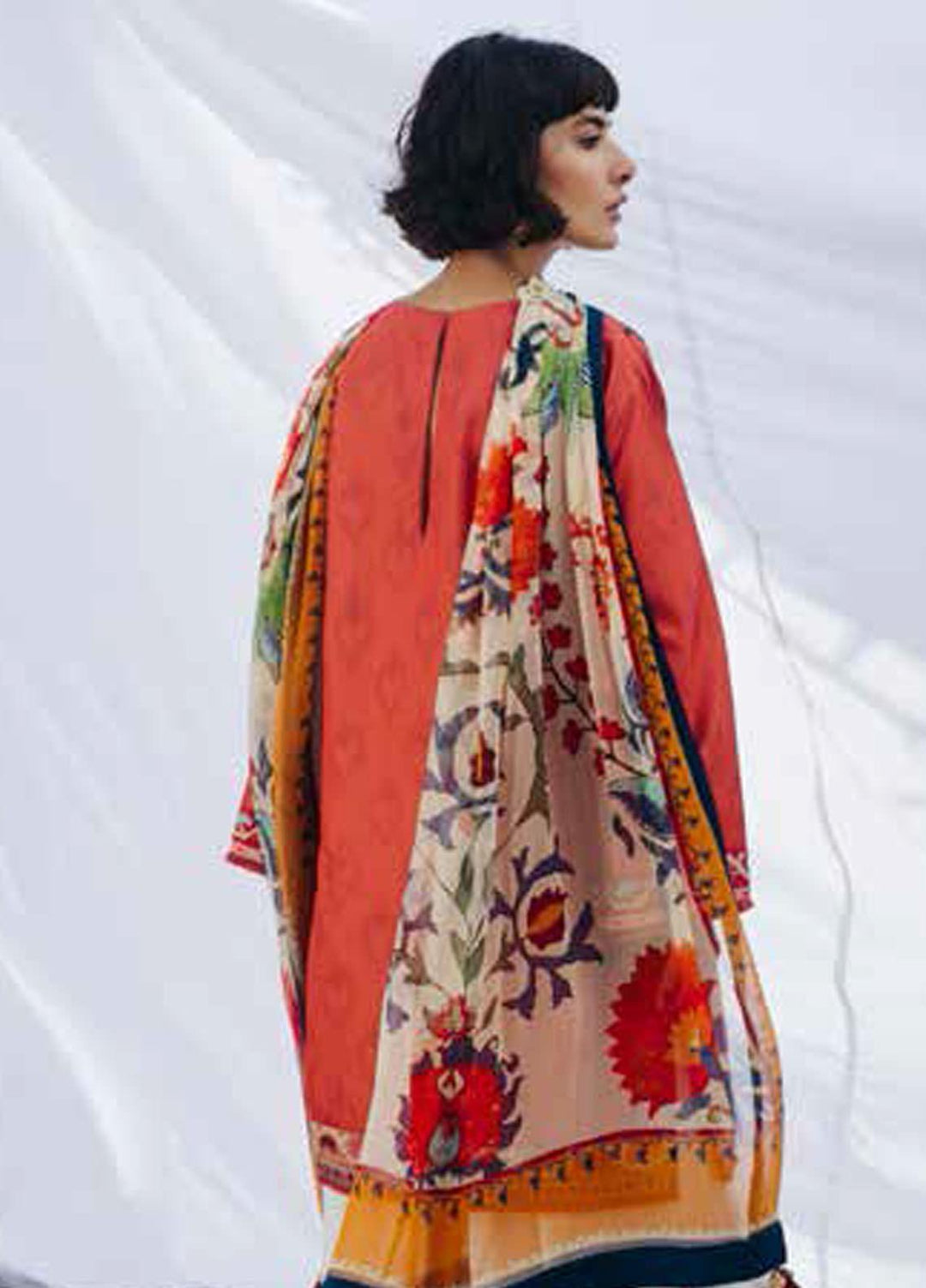 Coco By Zara Shahjahan Embroidered Lawn Suits Unstitched 3 Piece CZS20L 8-A - Spring/Summer Collection