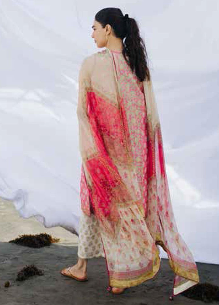Coco By Zara Shahjahan Embroidered Lawn Suits Unstitched 3 Piece CZS20L 9-A - Spring/Summer Collection