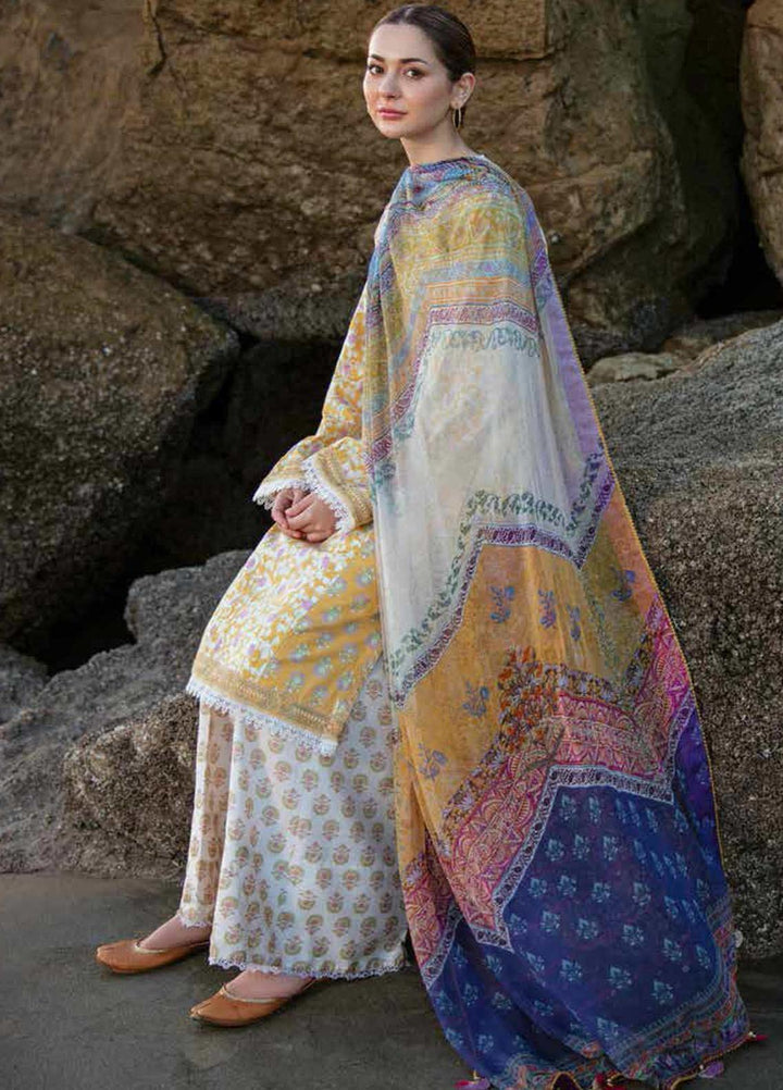 Coco By Zara Shahjahan Embroidered Lawn Suits Unstitched 3 Piece CZS20L 9-B - Spring/Summer Collection