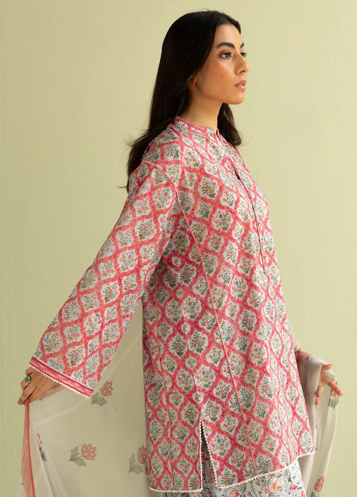 Coco by Zara Shahjahan Printed Lawn Suit Unstitched 3 Piece CZS25P D 10B-Amaya - Summer Collection