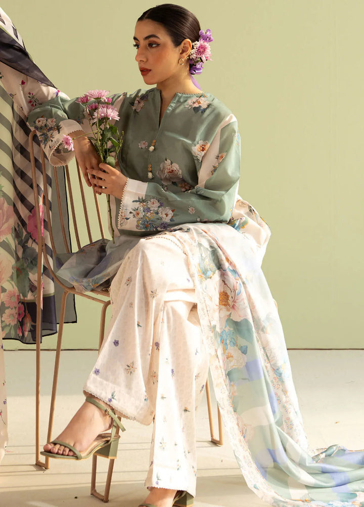 Coco by Zara Shahjahan Printed Lawn Suit Unstitched 3 Piece CZS25P D 2A-Sofia - Summer Collection