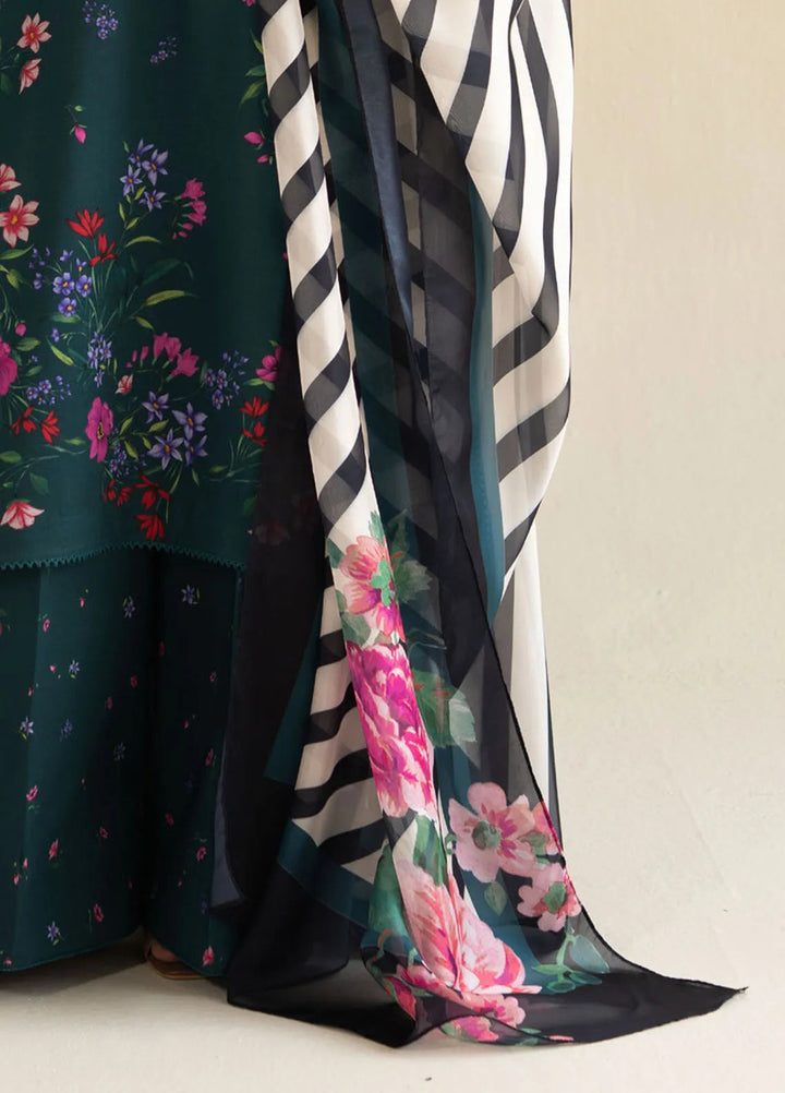 Coco by Zara Shahjahan Printed Lawn Suit Unstitched 3 Piece CZS25P D 4A-Reena - Summer Collection