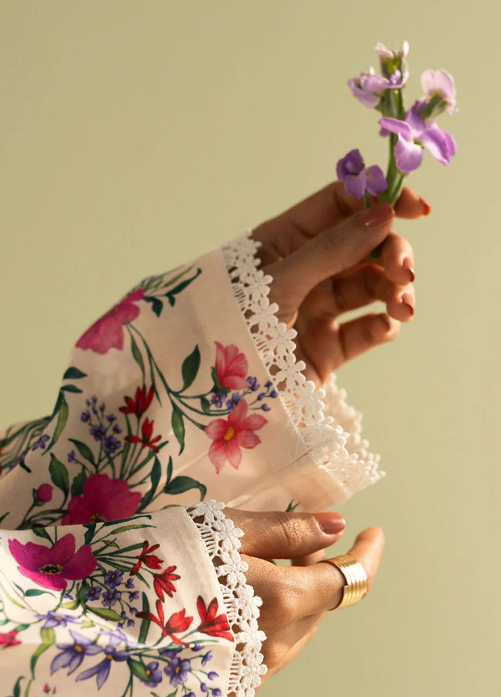 Coco by Zara Shahjahan Printed Lawn Suit Unstitched 3 Piece CZS25P D 4B-Reena - Summer Collection