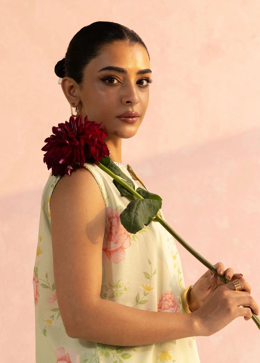 Coco by Zara Shahjahan Printed Lawn Suit Unstitched 3 Piece CZS25P D 5A-Mia - Summer Collection