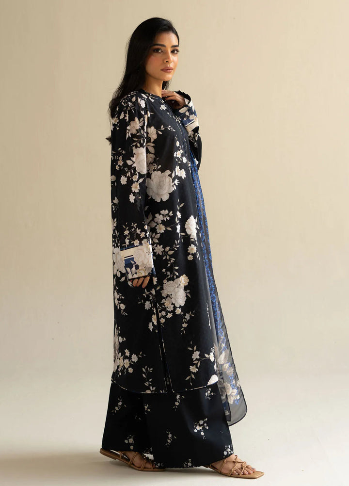 Coco by Zara Shahjahan Printed Lawn Suit Unstitched 3 Piece CZS25P D 5B-Mia - Summer Collection